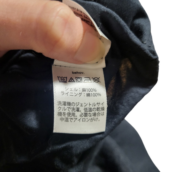 Vineyard Vines black sleeveless midi shift dress with side zip, size 4 - Picture 5 of 7